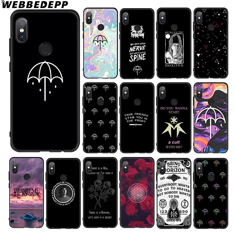 WEBBEDEPP Bring Me The Horizon Soft Case for Xiaomi 9 8 SE 6 A1 A2 Lite MIA1 MIA2 MI8 MI6 MAX 3 POCOPHONE F1 Cover |