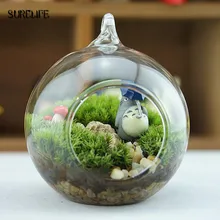 1 шт. DIA Висячие круглые стеклянные воздушные растения террариумы Пузырьковые хрустальные шары цветок Глобус ваза для свадьбы потолочные украшения