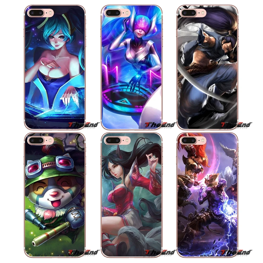 Прозрачные мягкие чехлы для Huawei P Smart Y6 P8 P9 P10 Plus Nova P20 Lite Pro Mini 2017 SLA-L02 SLA-L22 2i lol League of