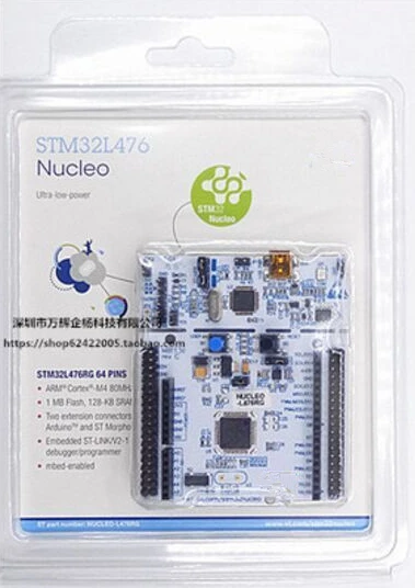 Online 1 piezas x NUCLEO L476RG brazo STM32 Nucleo Placa de desarrollo con STM32L476RGT6 MCU apoya NUCLEO L476RG