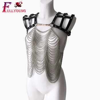 

Fullyoung Luxurious Prom Dress Garter Tassel Belts Stocking Female Erotic Accessories Gather garter belt suspenders Belts