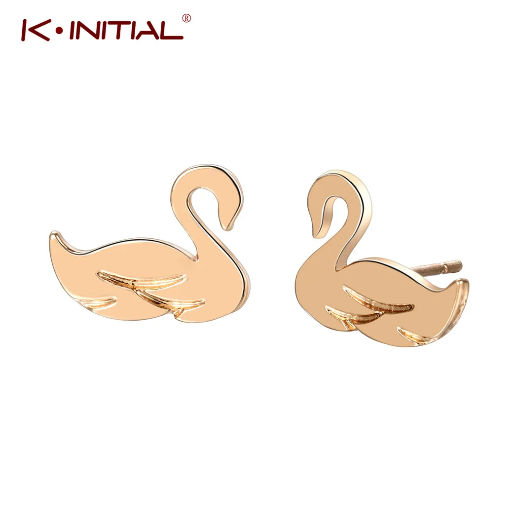 Us 0 81 52 Off Kinitial New Elegant Gold Silver Animal Swan Stud Earrings Duck Design Cute For Women Kids Party Brincos In Us 0 81 52 Off Kinitial New Elegant Gold Silver Animal Swan Stud Earrings Duck Design Cute For Women Kids Party Brincos In