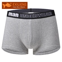 EXILIENS новые боксеры для мужчин нижнее бельё для девочек Homme s боксёры Bokserki Meskie хлопок Calzoncillo Cueca Masculina Boxershorts размеры S-3XL Лидер продаж