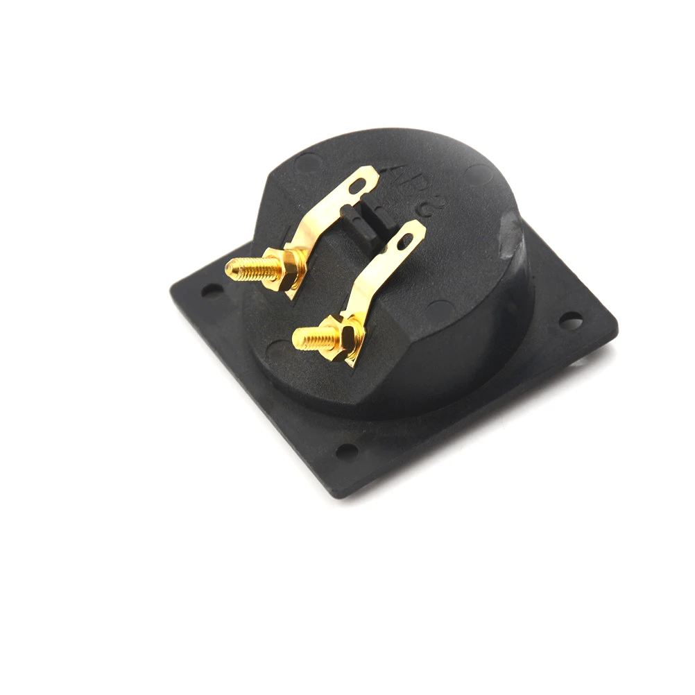 

Car Stereo Speaker Box Terminal Round Spring Cup Connector Subwoofer Plug New Drop shipping