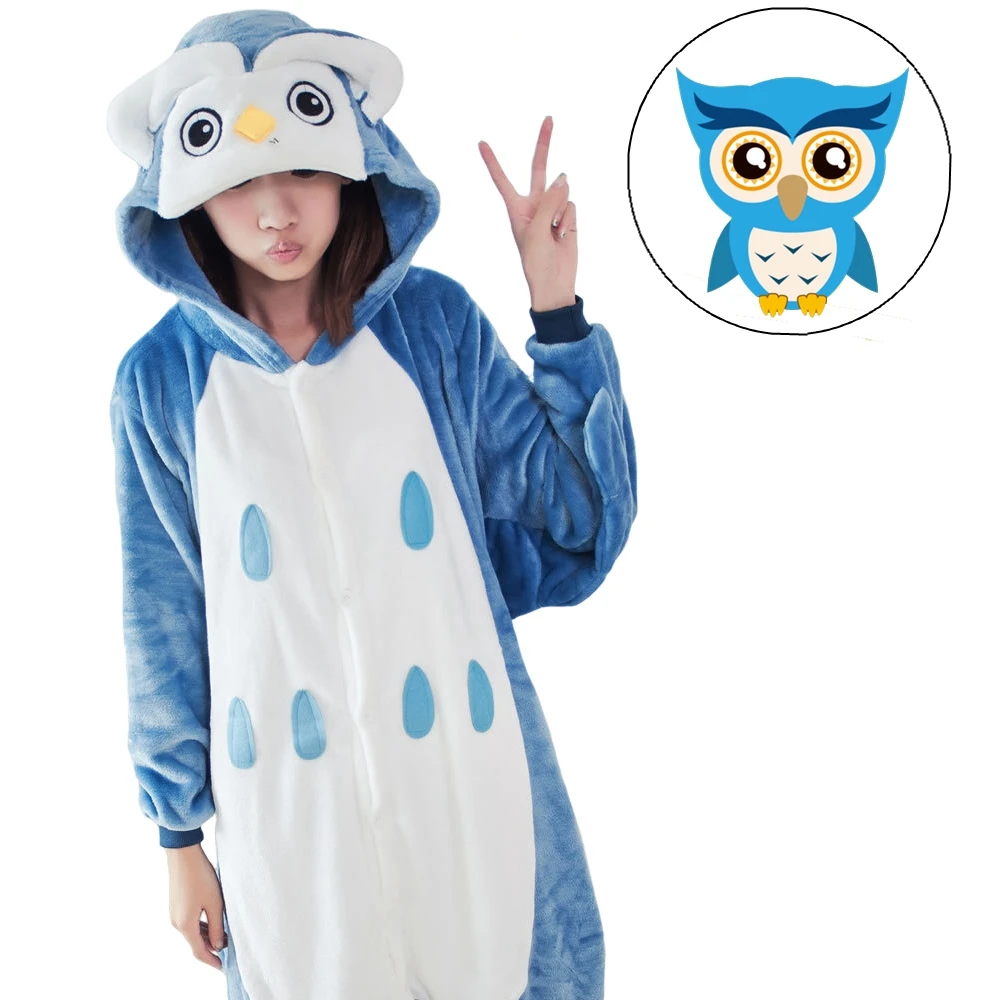Kengurumi Owl Units Onesie Adult Pyjamas Animal Womens Pajamas Pijama