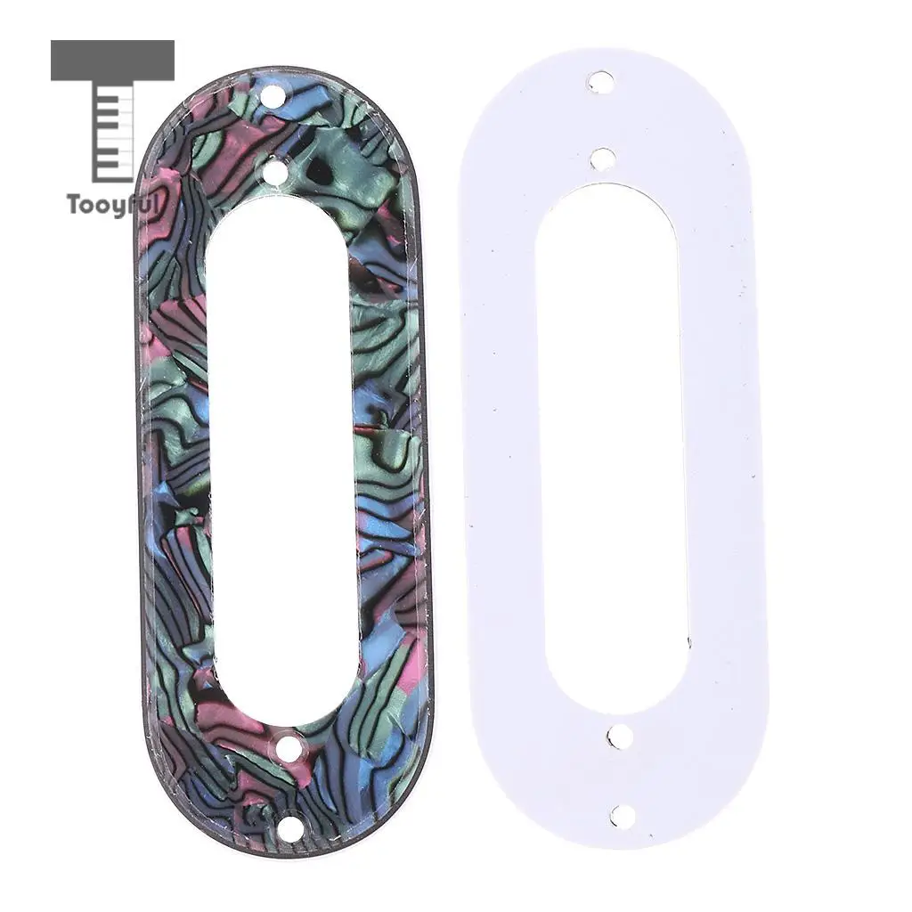 Tooyful 3 Pieces Guitar Single Coil Pickup Mounting Ring for Electric Guitar Parts Accessories