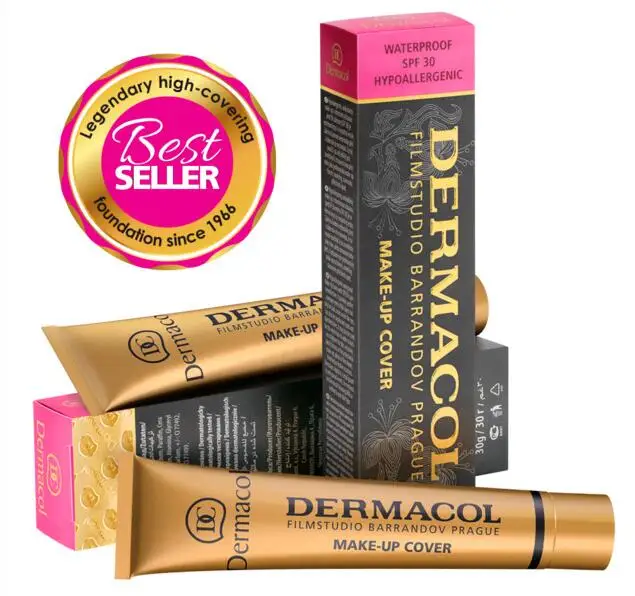 

Original DERMACOL MAKE-UP COVER Waterproof Foundation Primer Legendary Deep Cover Blemish Cream Natural For Face Leg Arm Neck
