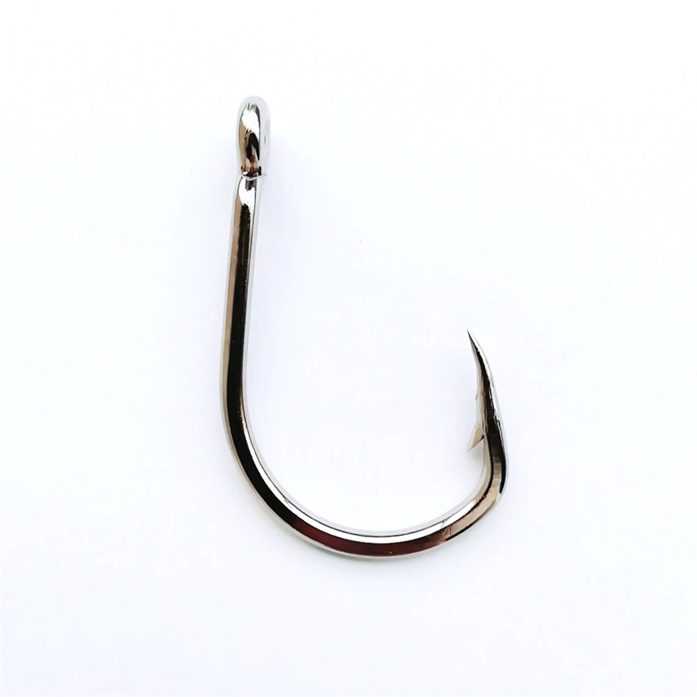 Circle Hook Jig Heads Fishing Hooks Eyed Barbed Live Bait