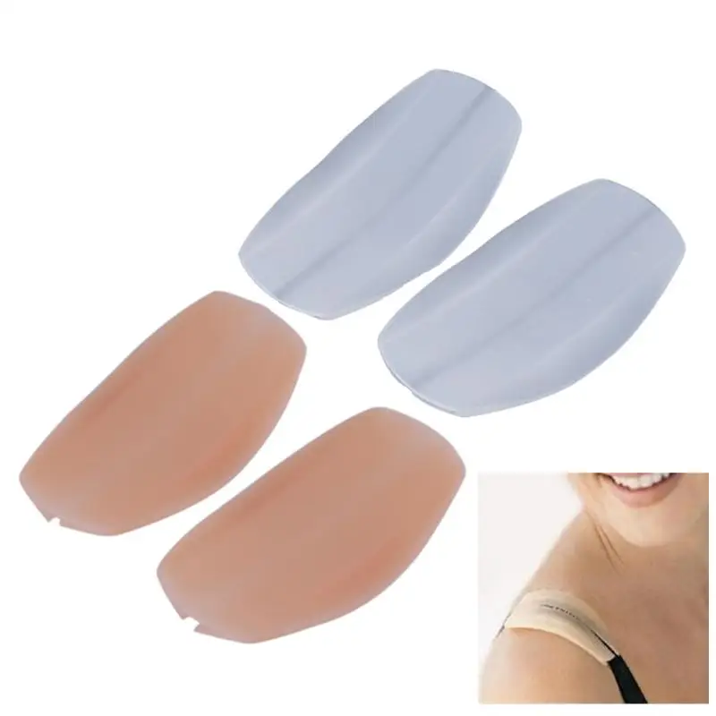 1pair Women Silicone Bra Strap anti Slip Shoulder Pads