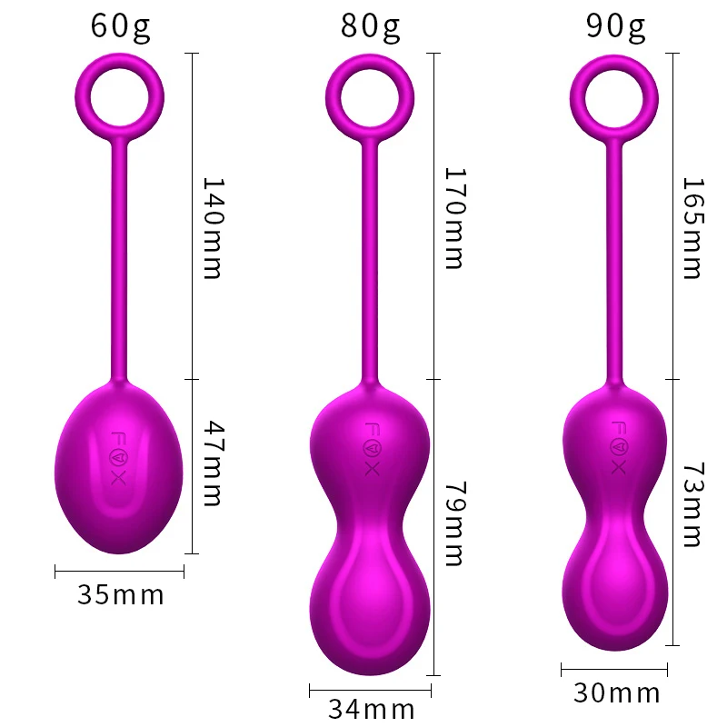  FOX Vaginal Tighten Exercise ball Machine Safe Silicone Smart Ball Kegel Balls Gaginal Muscle Train