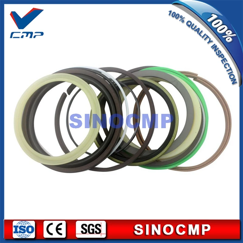 SINOCMP 31Y1-18480 Arm Cylinder Seal Kit for Hyundai R360LC-7 Excavator Parts Arm Service Kits 3 Month Warranty SINOCMP 31Y1-18480 Arm Cylinder Seal Kit for Hyundai R360LC-7 Excavator Parts Arm Service Kits 3 Month Warranty