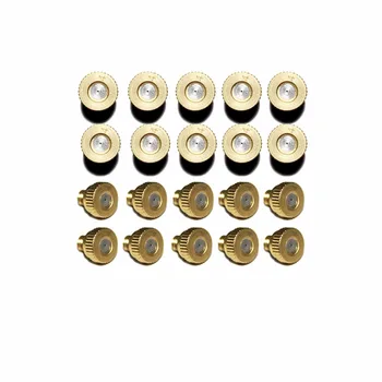 

20pcs/pack 0.4mm Orifice Thread 10/24 UNC Water Mist Nozzle, Outdoor Brass Misting Irrigation Spray Nozzles for Greenhouse