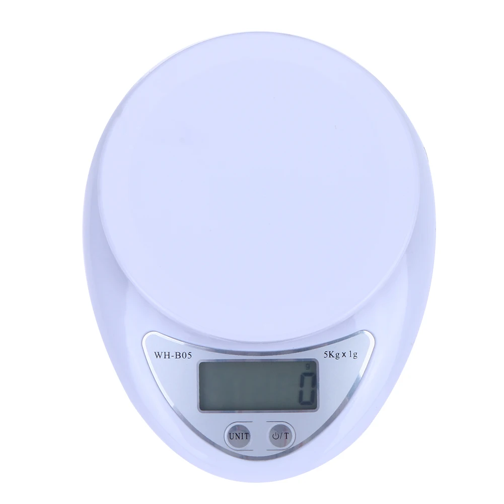 5Kg/0.1g Kitchen Digital Scale Electronic Weight Balance Food Diet LCD