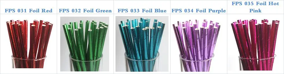 Foil Paper Straw 31-35