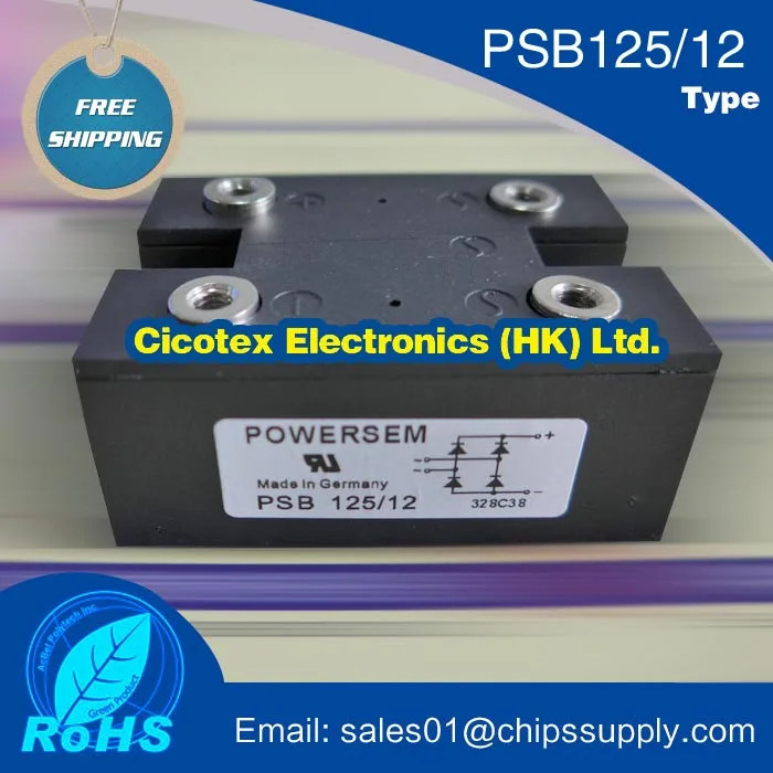 Psb125/12 Modulo 125A 1200V Psb 125/12 Ponti Raddrizzatori Monofase Psb12512 1.2Kv Psb125-12 Ps B125/12 P Sb125/12