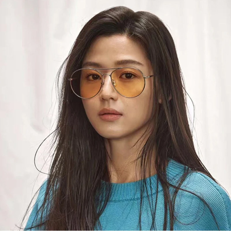 LeonLion 2019 Round Alloy Sunglasses Women Vintage Glasses Lady Luxury Ocean Lens Eyeglasses Mirror Oculos De Sol Feminino UV400