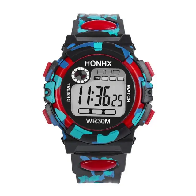 HONHX brand Kids Children's watch Boy Girl Multifunction Sports Electronic Watch HONHX brand Kids Children's watch Boy Girl Multifunction Sports Electronic Watch