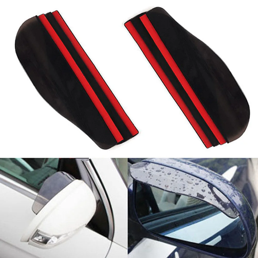 

2pcs/1Pair Universal Car Rear View Side Mirror Rain Guard Sun Visor Shade Shield