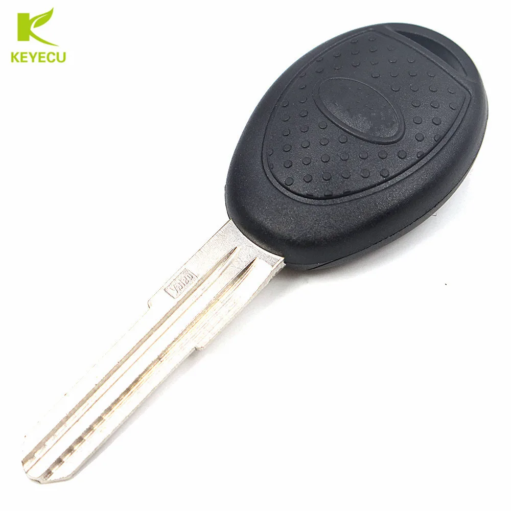 KEYECU 2PCS Replacement Transponder key shell Case Fob 1999-2005 Land Rover Freelander NO PROGRAMMING NEEDED key case transponder chip