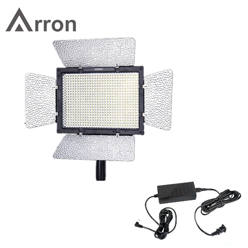 Yongnuo YN 600 YN600 LED Видео свет 3200 k 5500 с для Canon Nikon + адаптер переменного тока зарядное
