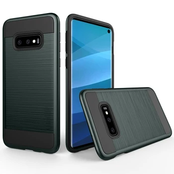 

50pcs/lot For Samsung Galaxy S10E S10 Lite Removable Shockproof Rugged Brushed Armor Case For Samsung Galaxy S10 S10 Plus