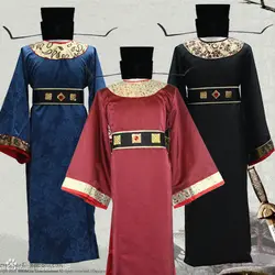 Древних министр Халаты для мужчин магистрат Косплей Хан фу династии Хань костюм для мужчин Китай династии Сун одежда для мужчин