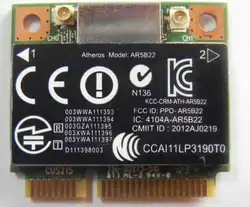 Atheros AR9462 AR5B22 WB222 Половина мини PCIe Беспроводной 300 м + BT4.0 карта SPS: 676786-001 для hp 2170 p 4340 s 4441 s ноутбук