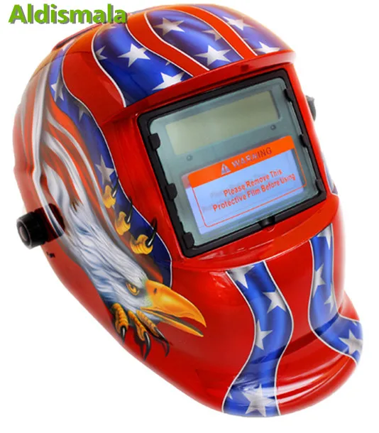 

Aldismala Eagle Solar Auto Darkening MIG MMA Electric Welding Mask/Helmet/Welding Lens for Welding Machine or Plasma Cutter