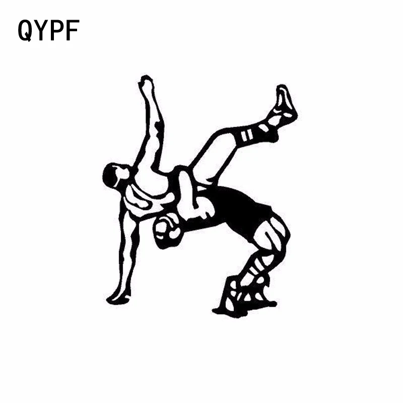 QYPF 13 5 см * 11 креативные виниловые наклейки для спортивной борьбы черные