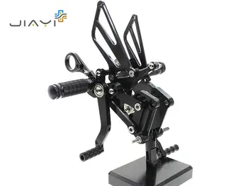 

CNC Billet Motorcycle Adjustable Rearset Foot Pegs Pedals Rest Rear set Racing For BMW S1000RR S1000 RR 09-14 10 11 12 13 Black