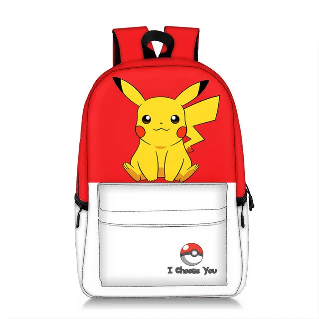  pokemon Pikachu / mario smash bros school bags for teeenager boys girls school backpack student day - 33044120209