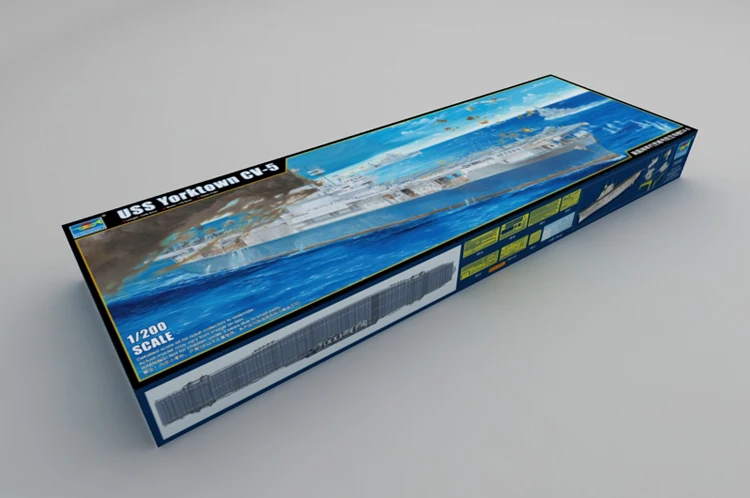 Trumpeter 1/200 03711 USS Йорктаун комплект модели корабля|Наборы для сборки моделей| |
