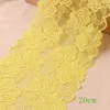 1 YARD stretch cotton lace sewing applique lace with wedding decoration process ► Photo 2/3