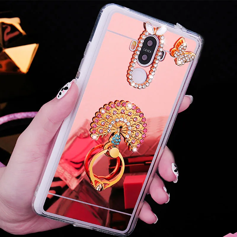 

Luxury Shining Mirror TPU Case For Huawei Mate 10 Pro Mate 9 Lite Back Cover For Huawei Y6 2017 Y5 Y7 Prime Y9 Y6 2018 Nova 3i