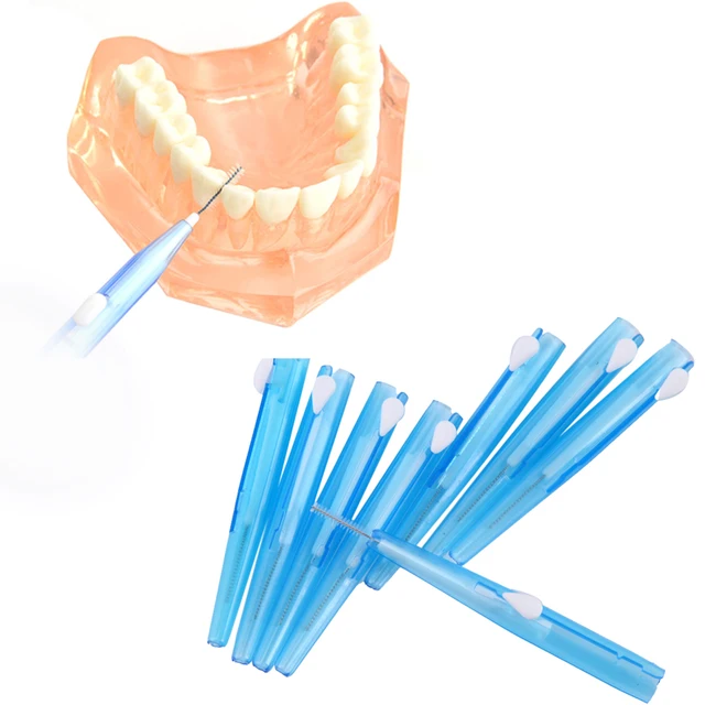 8 Pcs Dental Floss Massage Gums Oral Care Soft Interdental Brush