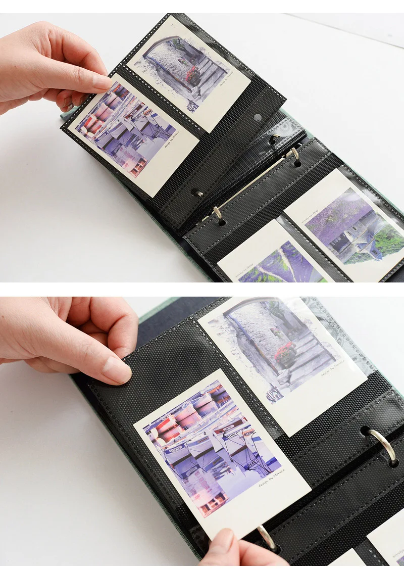 100 карманов Instax Mini альбом 3 дюймов пленка фото бумага книга из искусственной кожи