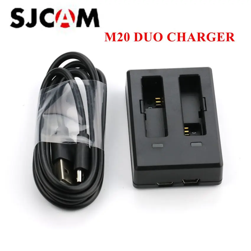 Original SJCAM Brand M20 Dual Slot Battery Travel Charger for M20