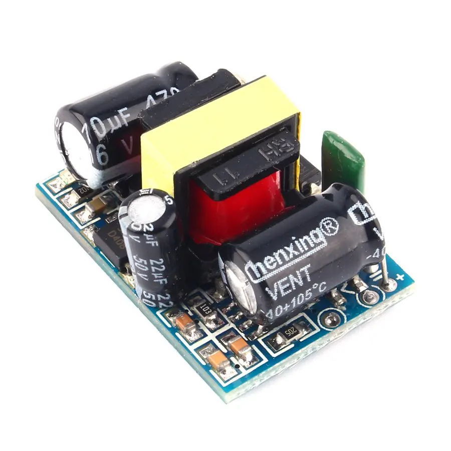 

AC DC Switching Switch Power Supply 110V 220V to 5V 700mA 3.5W Buck Converter Regulated Step Down Voltage Regulator Module