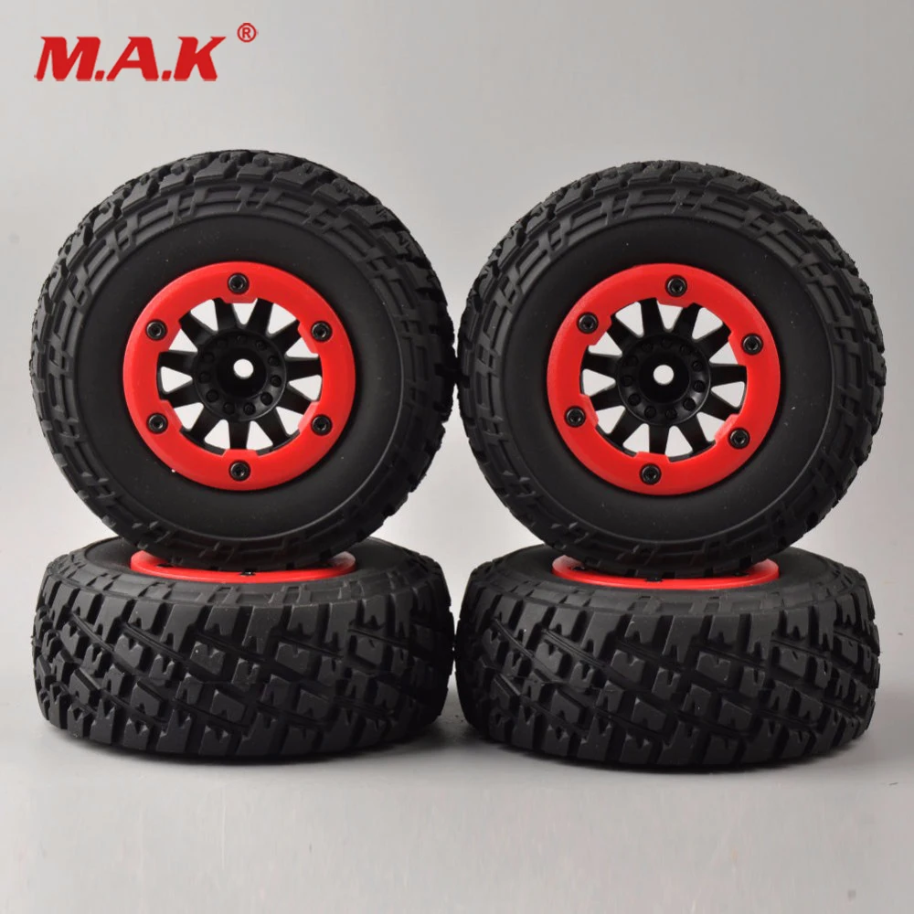 Pneus de Borracha Rodas Aro 12 Milímetros Hex Fit rc 1:10 on Road Car Peças Acessório 4 Pçs - Set 10 Cheap Peças e Acessórios