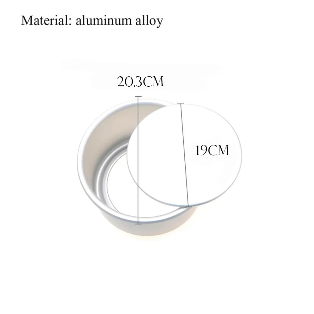 1 шт Прочный термостойкий Алюминиевый Сплав Углеродистая сталь съемное дно торта сковородки квадратная форма для выпечки Кухня Десерт инструмент#1975
