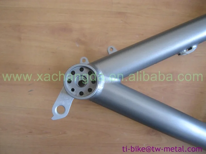 Discount Titanium Full Suspension Bike Frame Custom Titanium MTB Suspension Bicycle Frames China Titanium Full Suspension Bike Frames 3