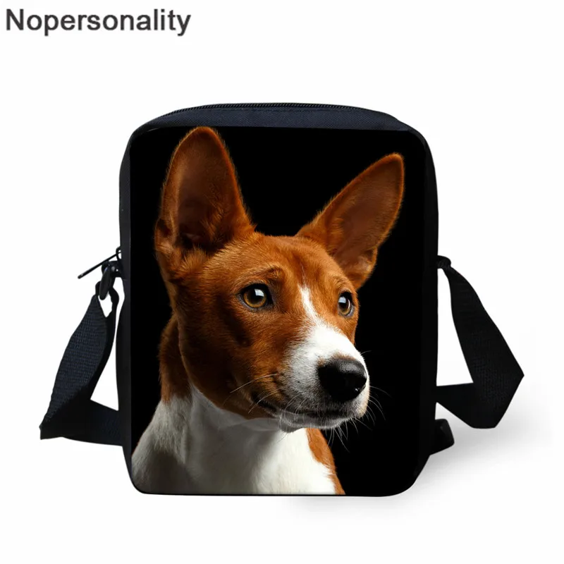 Nopersonality милый Basenji с принтом собаки, школьная сумка, набор для мальчиков и девочек, крутая детская школьная сумка для начальной школы, сумки для книг, рюкзак для собак - Цвет: XM2769E