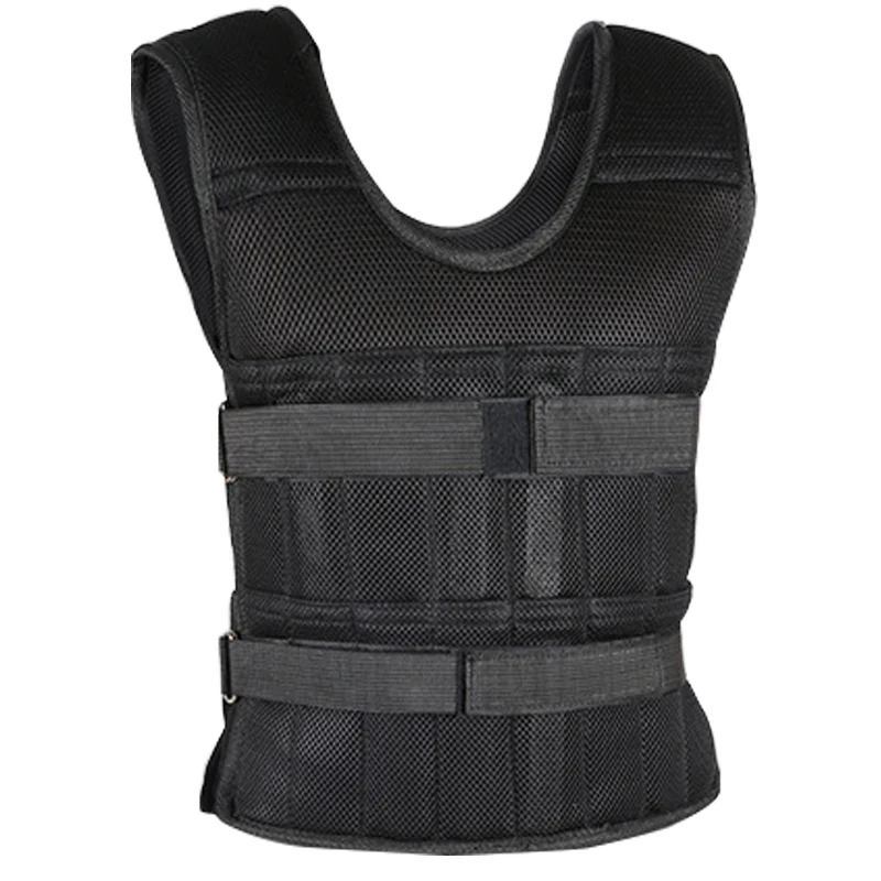 Adjustable Weight Vest 50kg 20kg 15kg Running Workout Training Waistcoat Sand Weighted Sandbag
