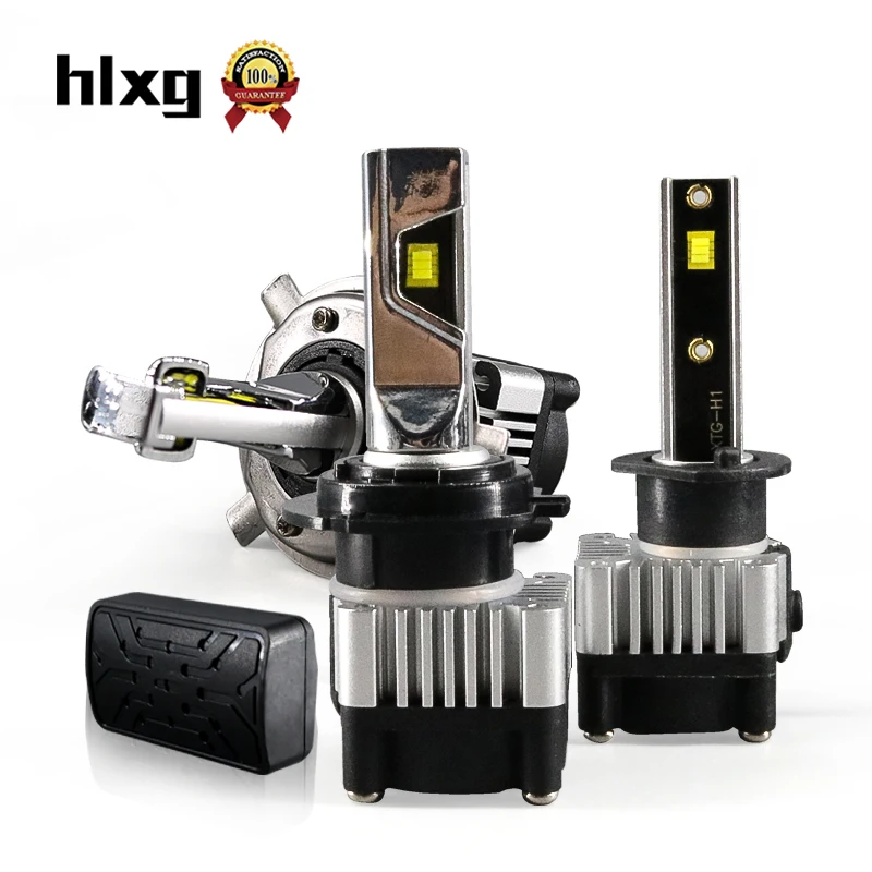 

HLXG 2PCS 72W 8000LM H1 H3 H4 H7 H11 LED Car Light Headlight Bulbs 12V CSP CHIPS H8 H9 9005 9006 6000K perfect cutting line