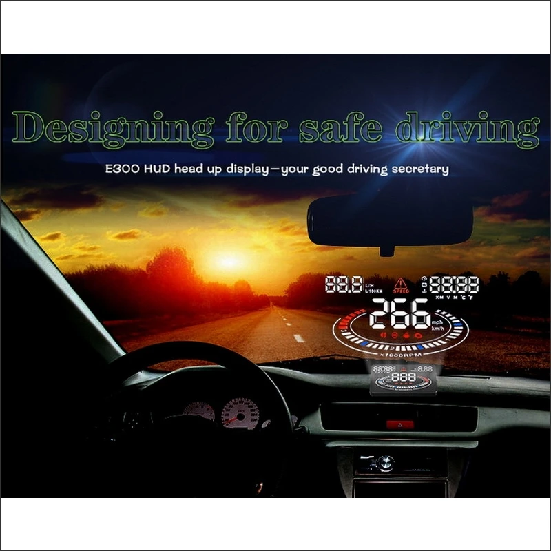 X5 Head-Up-Anzeige Praktische Mehrfachfunktionen ABS Digital LED OBD2 Head-Up-Display Für Auto Schwarz Head-Up-Display 