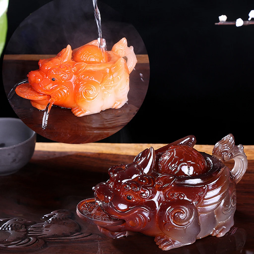 Tea Pets Ornaments Pi Xiu Pi Yao Fortune Table Decoration Ornament 