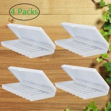 Pack of 4 Battery Storage Case/Box/Organizer/Holder for 10pcs AA Battery