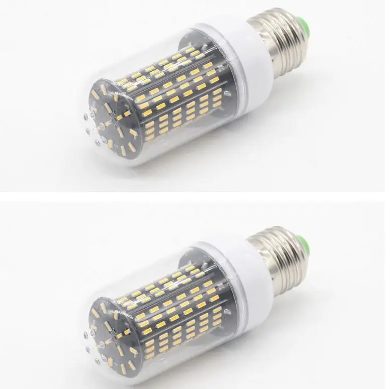 High Luminous Flux 4014 SMD No Flicker LED Corn Bulb E27 E14 220V LED