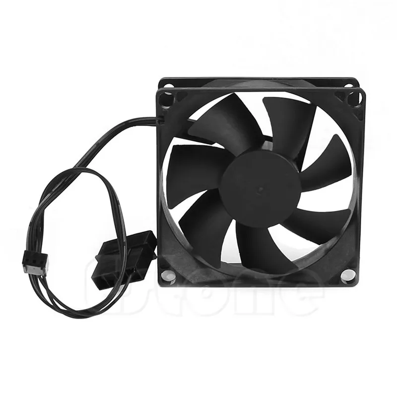 Hydro Bearing 7 Plastic Blades 4 Pin 12V DC 80x80x25mm Compuer Fan