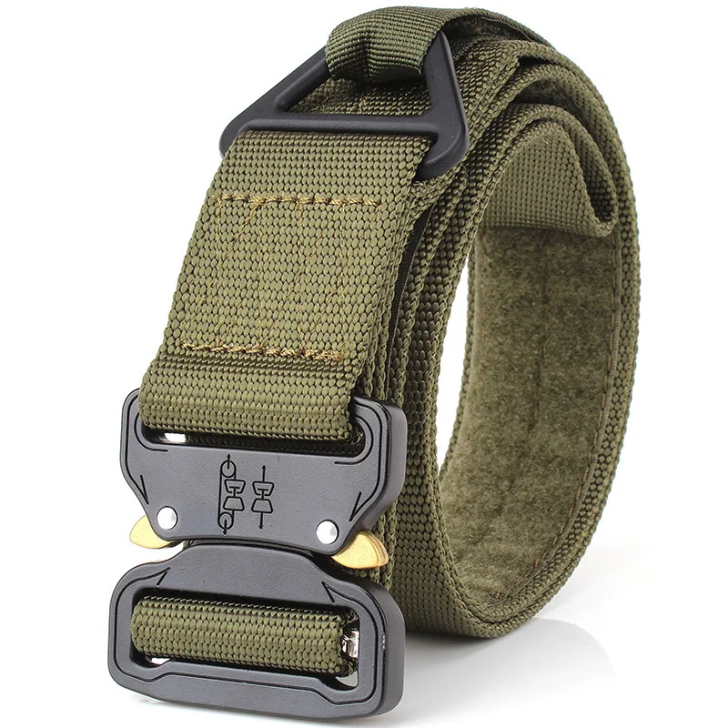 

Army SWAT Tactical Belt Military Combat Equipment Belts Soldier Training Carry Survival Waist Belt Men Metal Buckle Nylon Belt